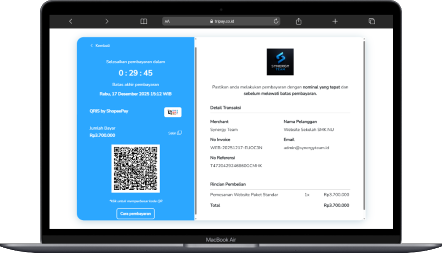 LAKUKAN PEMBAYARAN ONLINE